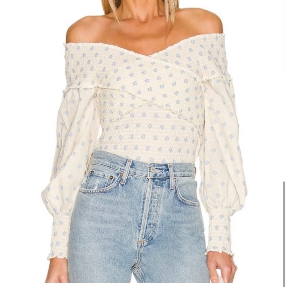 BB DAKOTA BY STEVE MADDEN Steve Madden Girl Talk Top In Ivory Size XS - Picture 4 of 7